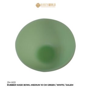 ZH-003BG - RUBBER MASK BOWL-MEDIUM 10 CM GREEN