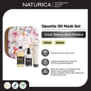 Naturica - Opuntia Oil Mask Set (Opuntia Oil Low Shampoo 250ml + Opuntia oil intensive hairmask 150ml + Opuntia DD Hair Cream 150ml)